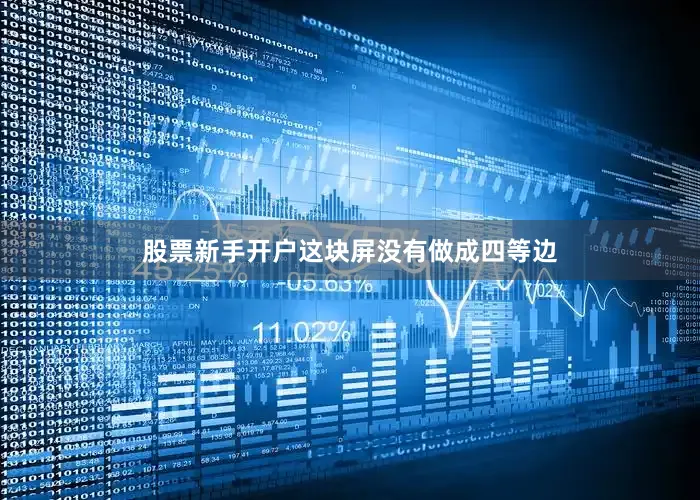 股票新手开户这块屏没有做成四等边