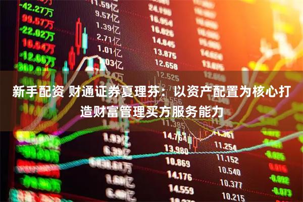 新手配资 财通证券夏理芬：以资产配置为核心打造财富管理买方服务能力