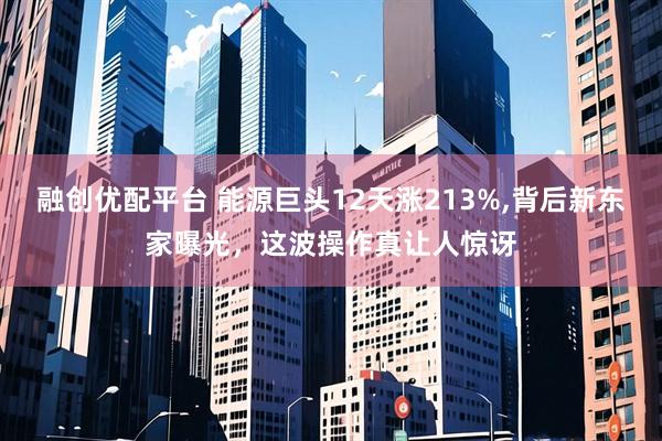 融创优配平台 能源巨头12天涨213%,背后新东家曝光，这波操作真让人惊讶
